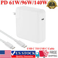 USB-C Charger Power Adapter for MacBook Pro Air 13" 15" M1 2015-2020 M2 2022-23