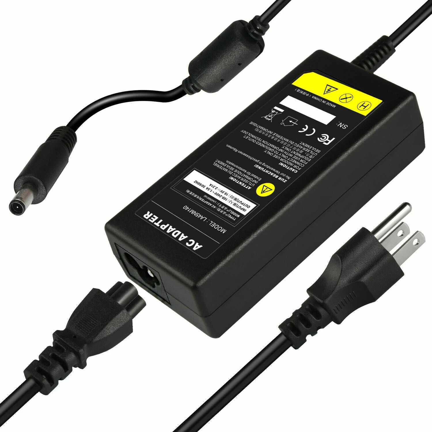 AC Adapter Charger for Dell Inspiron 14-3458 P25T P24T P69G P76G P51F P54G P28E