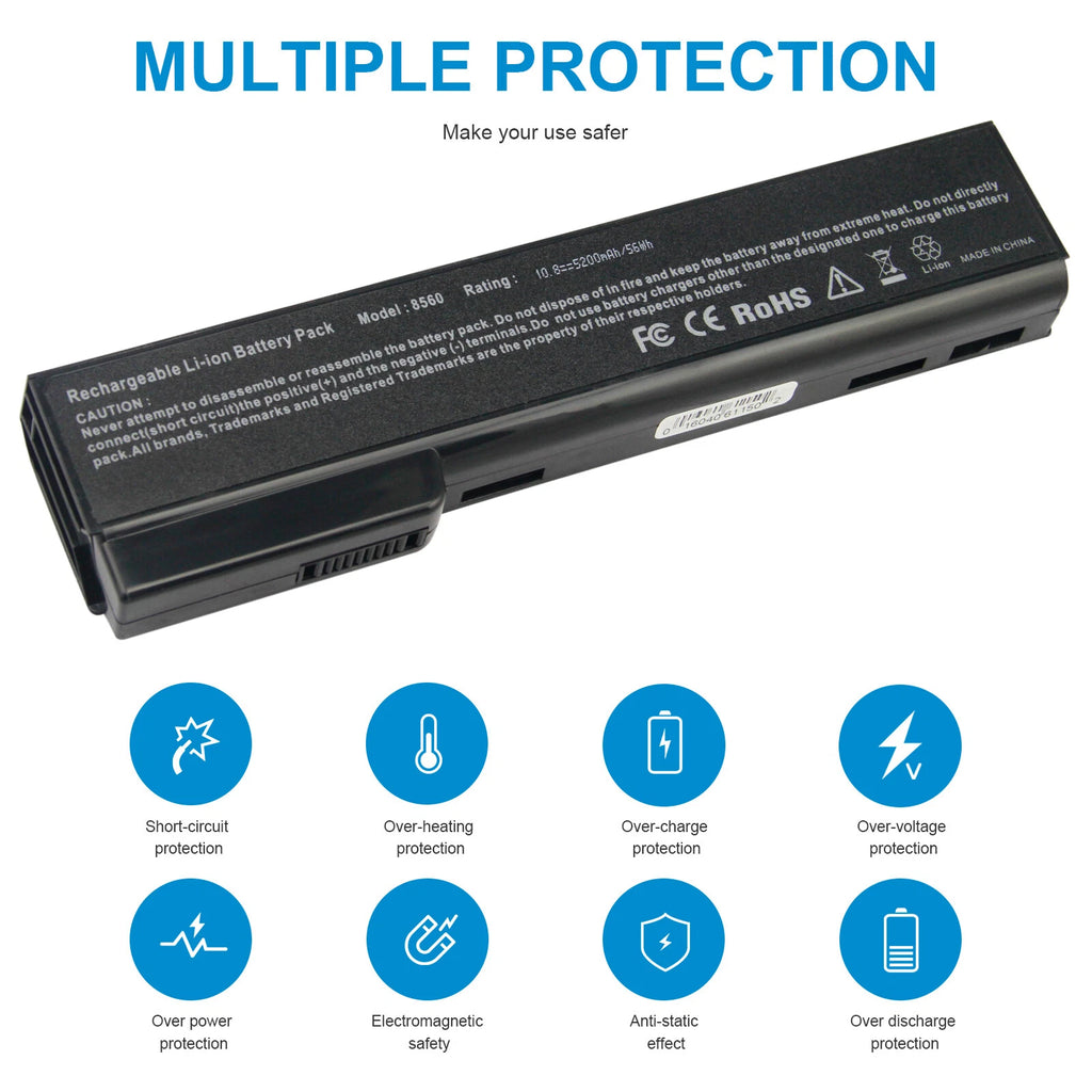 CC06XL Battery for HP ProBook 6460b 6465b 6470b 6475b 6560b 6570b 628668-001