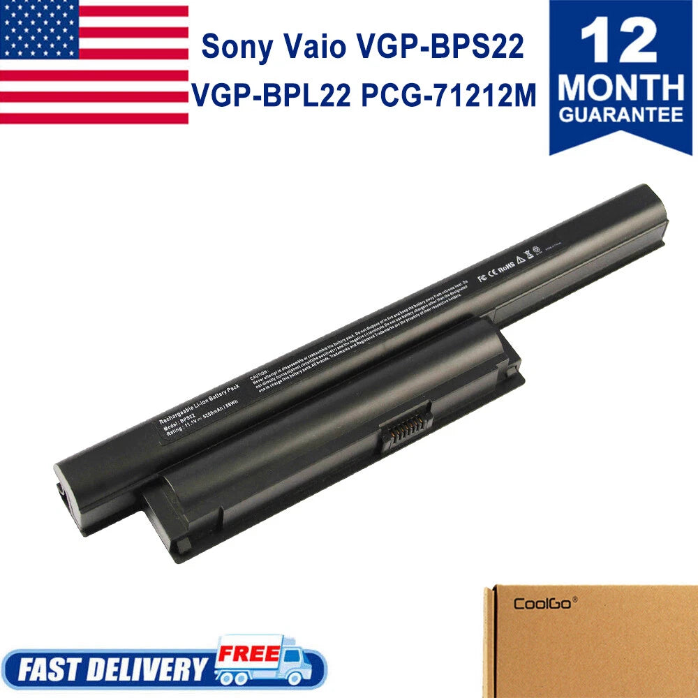 VGP-BPS22 Laptop Battery For Sony VAIO VPC-EB18 VPC-EB21 VPC-EB33