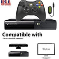 Wireless Controller For Xbox 360/Slim/Windows 11/10 Joystick with Receiver Shock