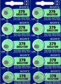 MURATA / SONY 379 SR521SW (10 piece) SR521 379 Watch Battery US Seller