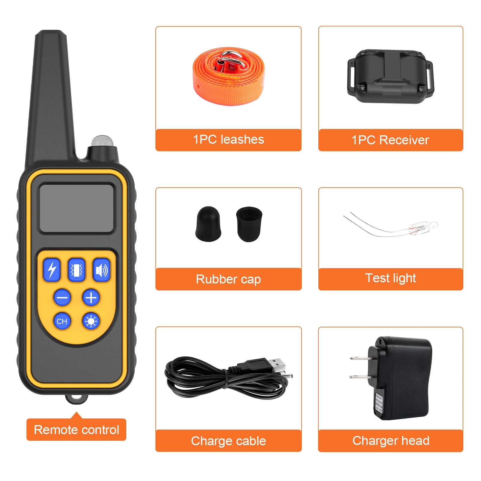 3000 FT Dog Training US Collar Rechargeable Remote Shock PET Waterproof Trainer
