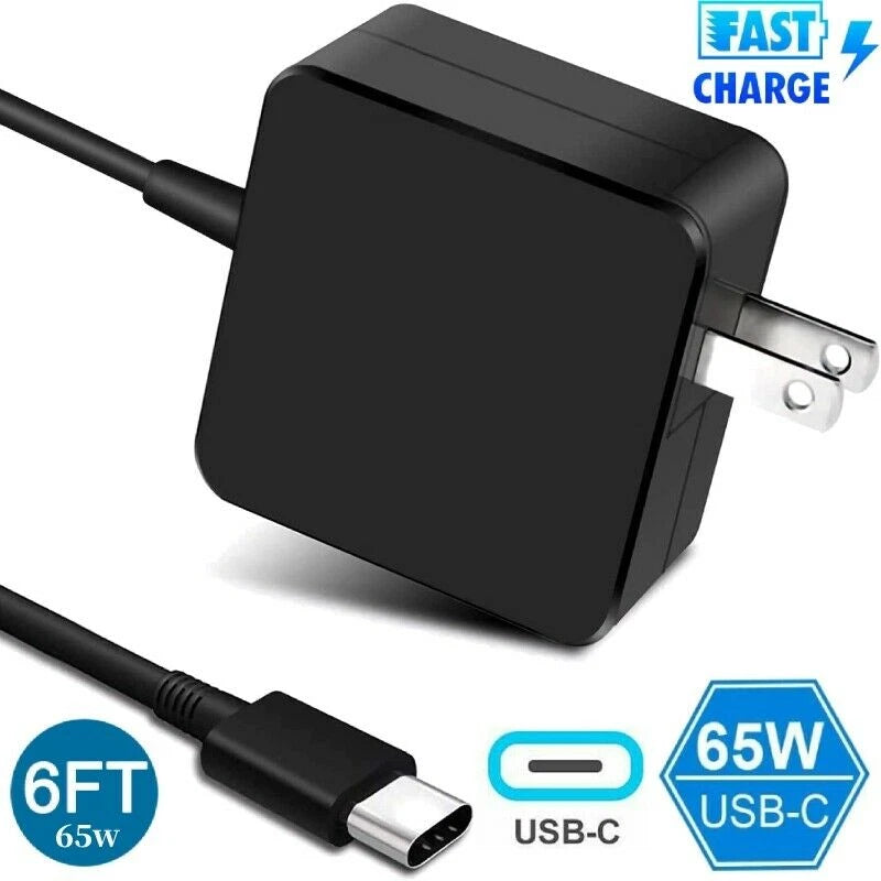 65W Type USB-C Wall Charger Power Adapter for Macbook Pro 13 Inch 2016-2020 Air