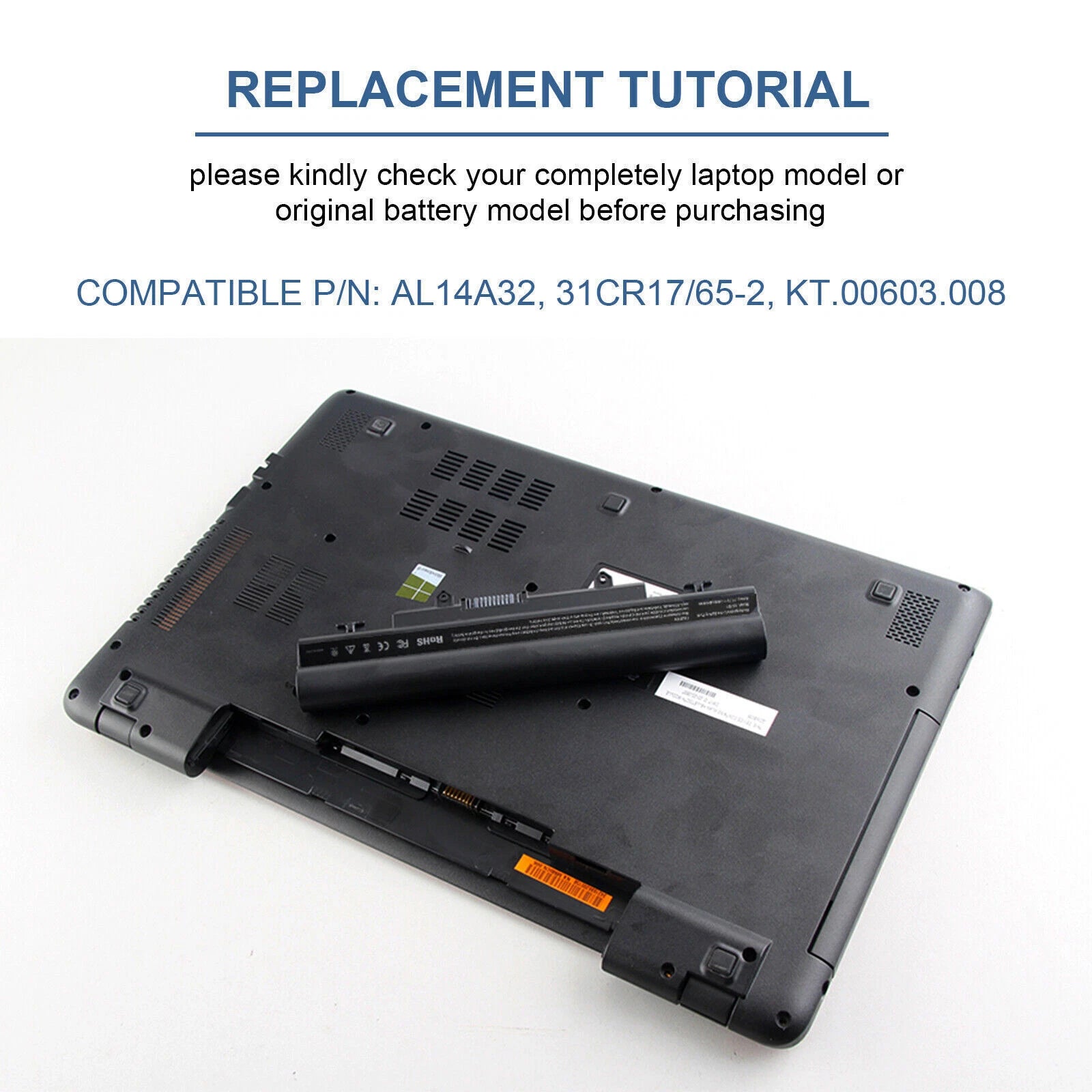 AL14A32 Laptop Battery For Acer Aspire E5-572 E572G E5-571 E5-531 E5-511 E5-471