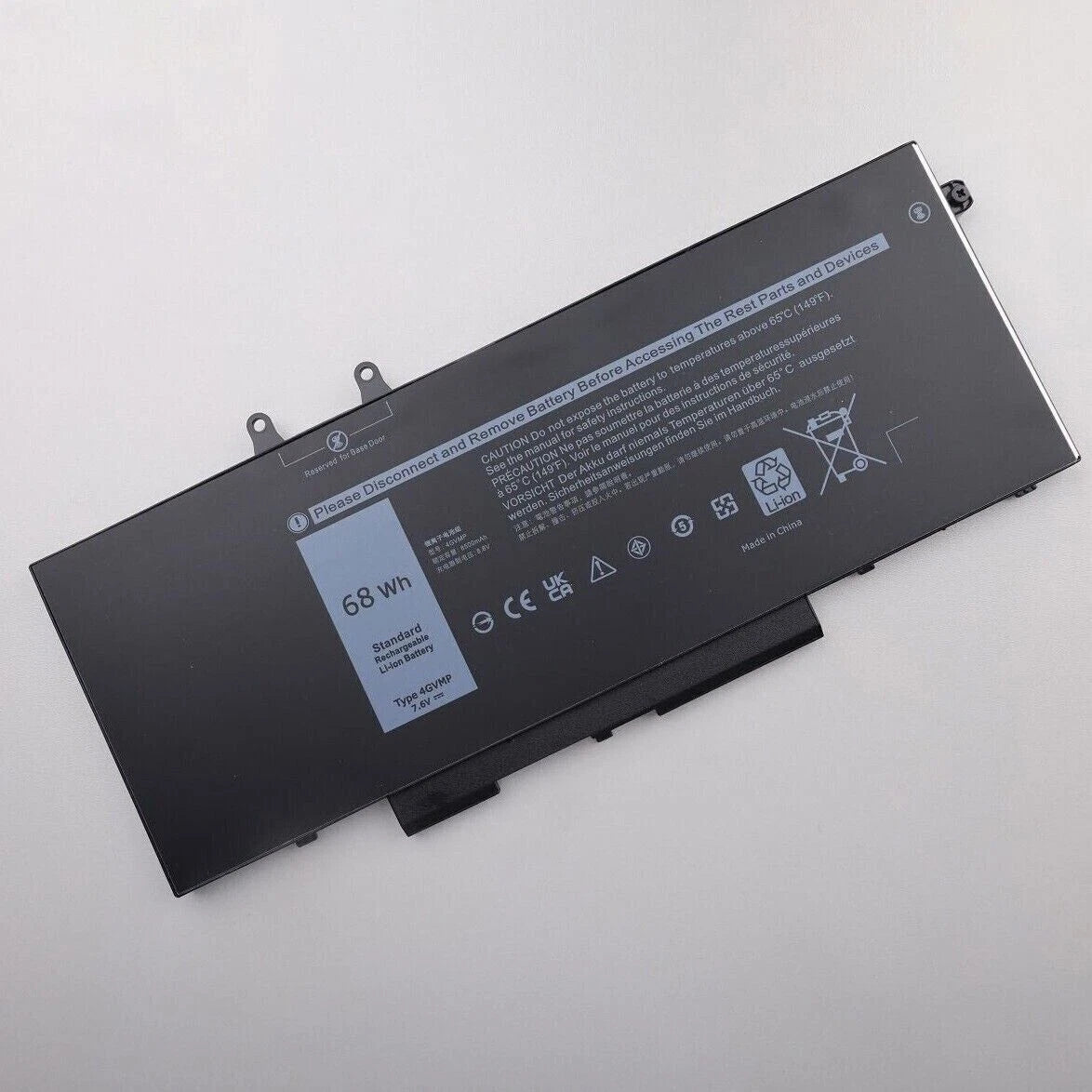 4GVMP Battery For Dell Latitude 5400 5500 Precision 3540 9JRYT C5GV2 /Charger