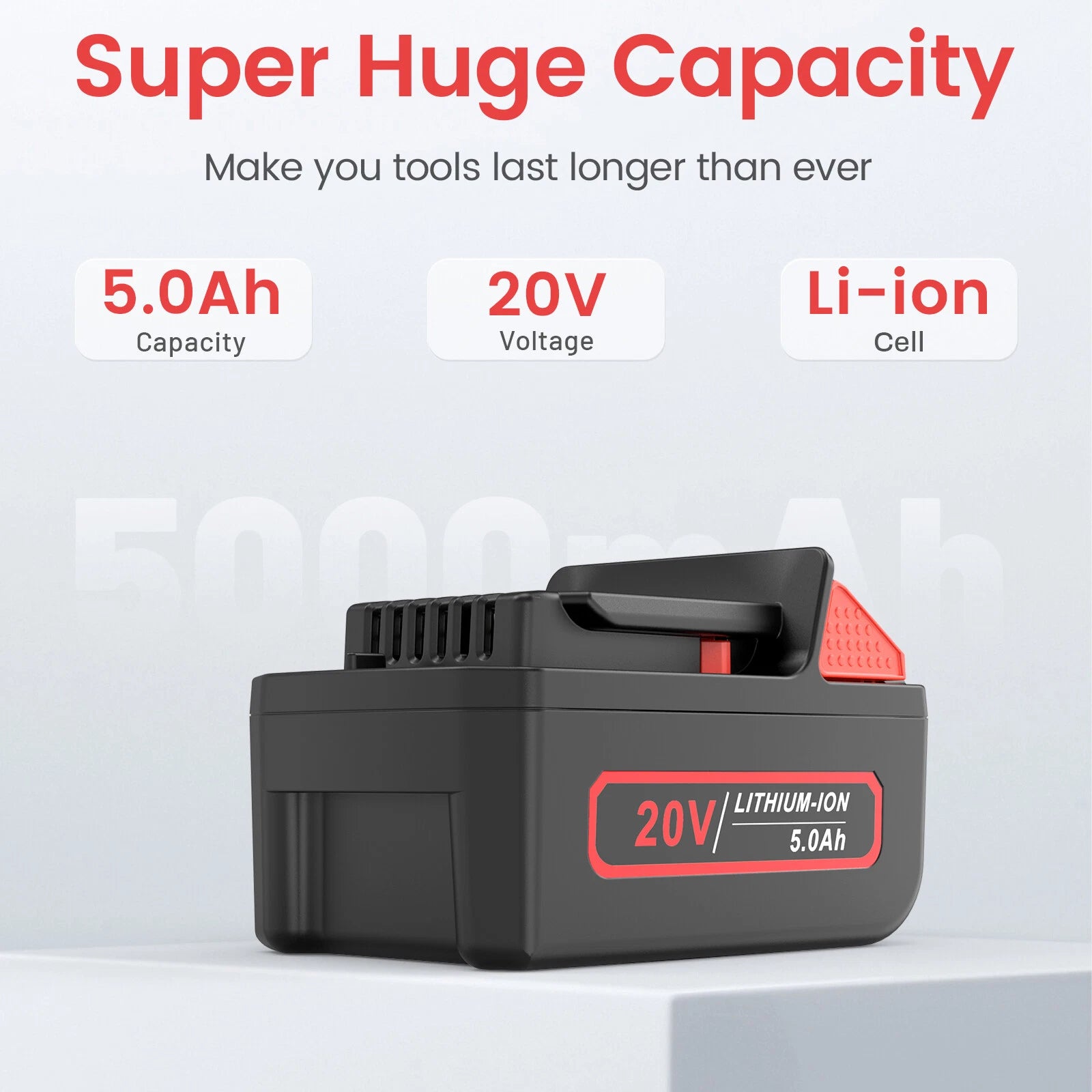 For Ingersoll Rand IQV20 BL2012H 20V 5.0Ah Lithium Ion Battery Cordless Power US