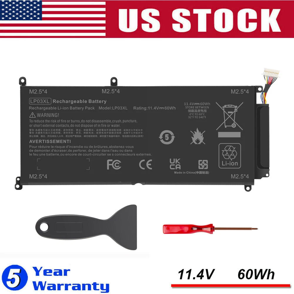 Battery LP03XL For HP Envy M6-P013DX M6-P014DX M6-P113DX 807417-005 HSTNN-DB6X