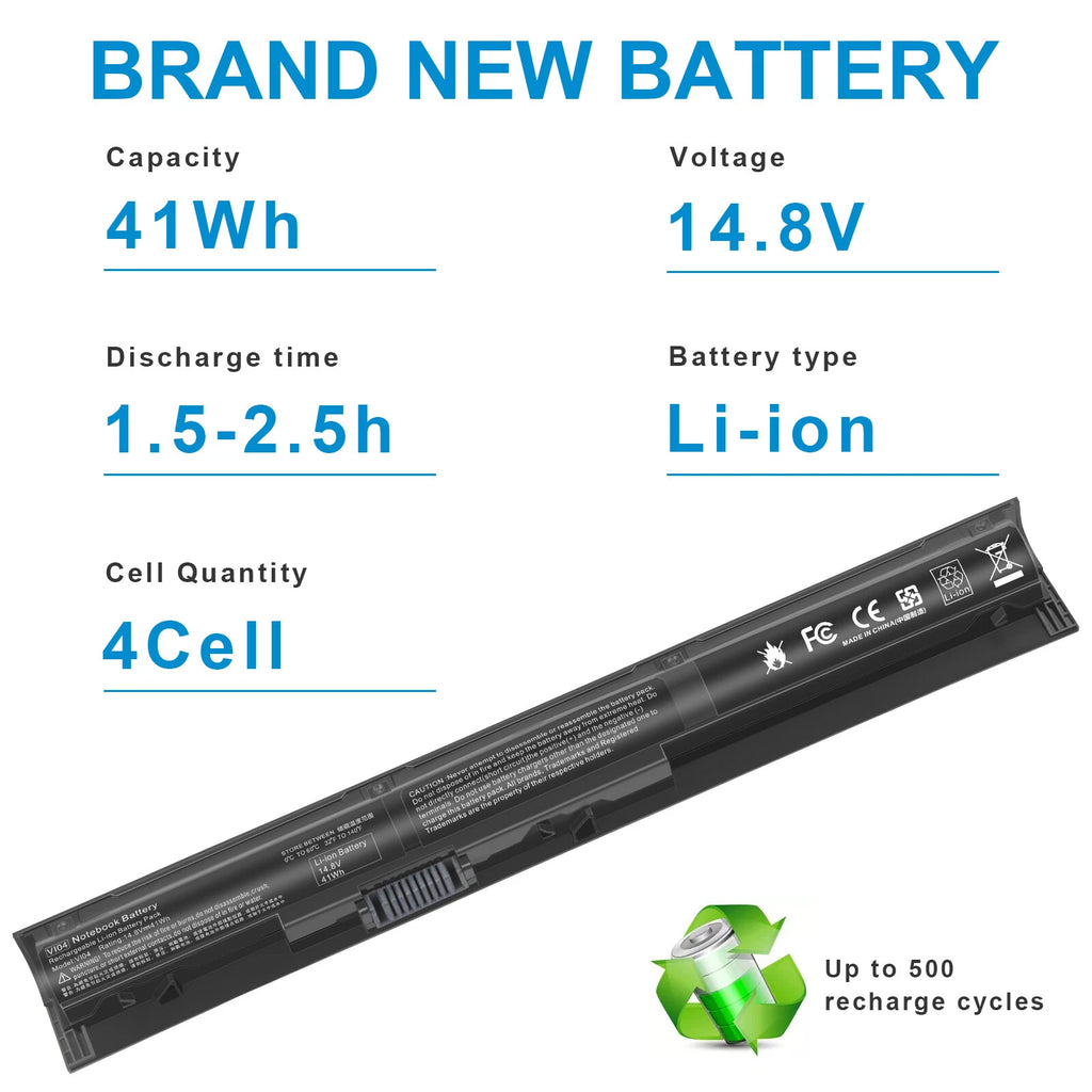 For HP Pavilion 14-V 15-P 17-F Battery VI04 HSTNN-LB6I TPN-Q144 Spare 756743-001