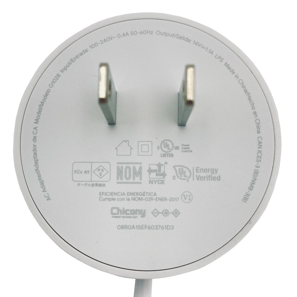 NEW Original AC Adapter W18-015N1A G1028 Google Home Nest Mini Hub Power Supply