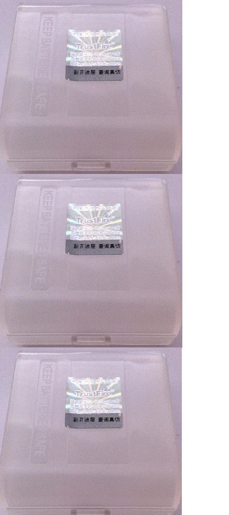 Brand New "3" Plastic Storage Case Holder Boxes for 18350 Battery