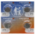 4 NEW RENATA 373 WATCH BATTERIES