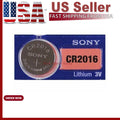 **FRESH NEW** SONY CR 2016 CR2016 DL2016 Lithium Coin Cell Battery 3V Exp 2029