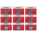 9 FRESH NEW CR1620 Panasonic Lithium Button Cell Watch Battery ECR1620
