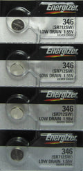 4 Energizer Silver Oxide SR712SW SR712W SR712 1.55V Battery
