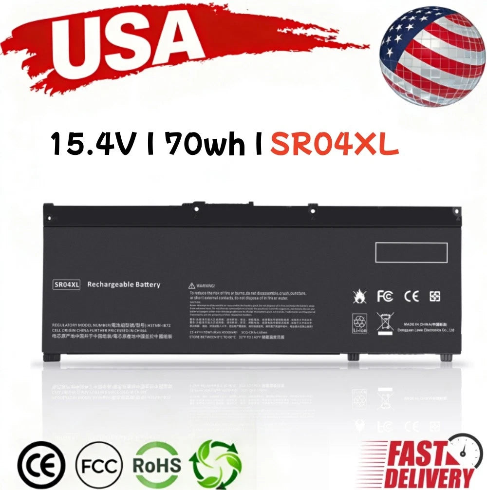 SR04XL Battery for For HP Omen 15-ce000 Series HSTNN-DB7W 917678-2B1 917724-855