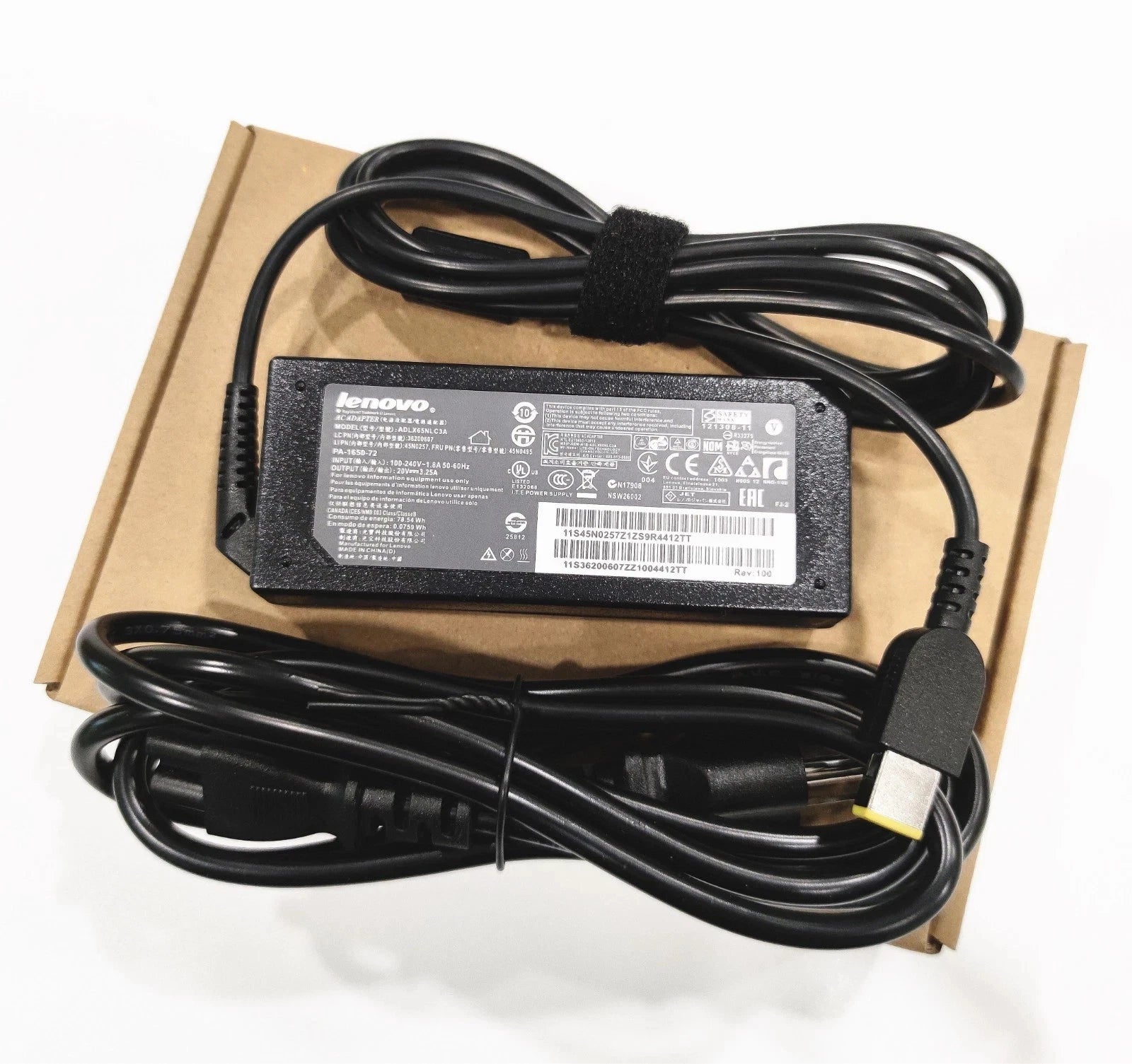 OEM 65W ThinkPad AC Power Adapter Laptop Charger Slim USB Tip 20V 3.25A NEW