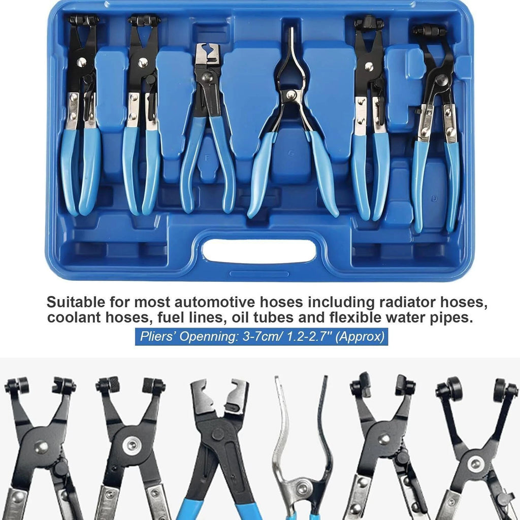 Fuel Line Pliers Hose Remover Set Fuel Filter Caliper Pipe Clamp Clip Disconnect