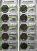 10 Pk New Energy Lithium Coin Battery 3v Keyless Entry Remote Controls CR2025