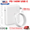 140W USB C Charger Adapter For MacBook Pro 16 15 14 13 2023-2021 MacBook Air 13"