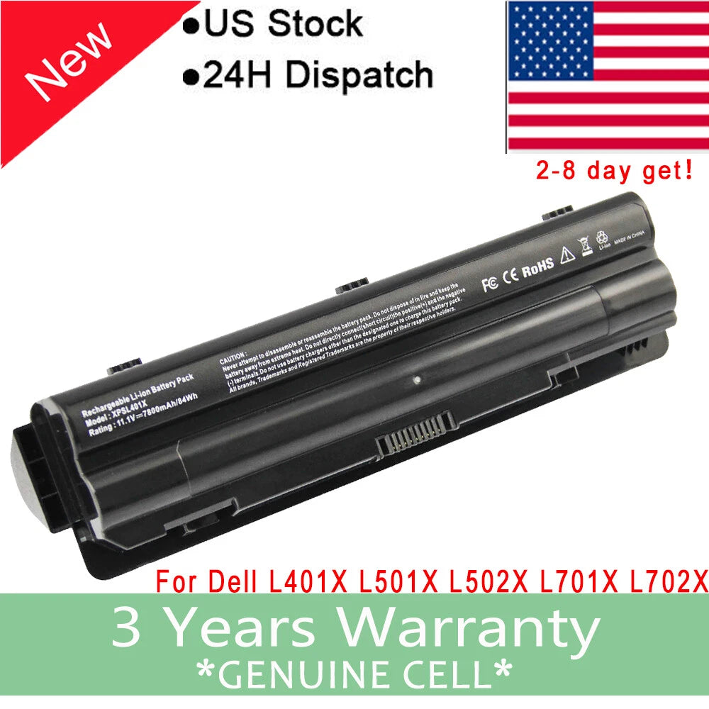 Battery for Dell XPS 14 15 17 L401X L402X L501X L502X L701X L702X P27T3 61YD0