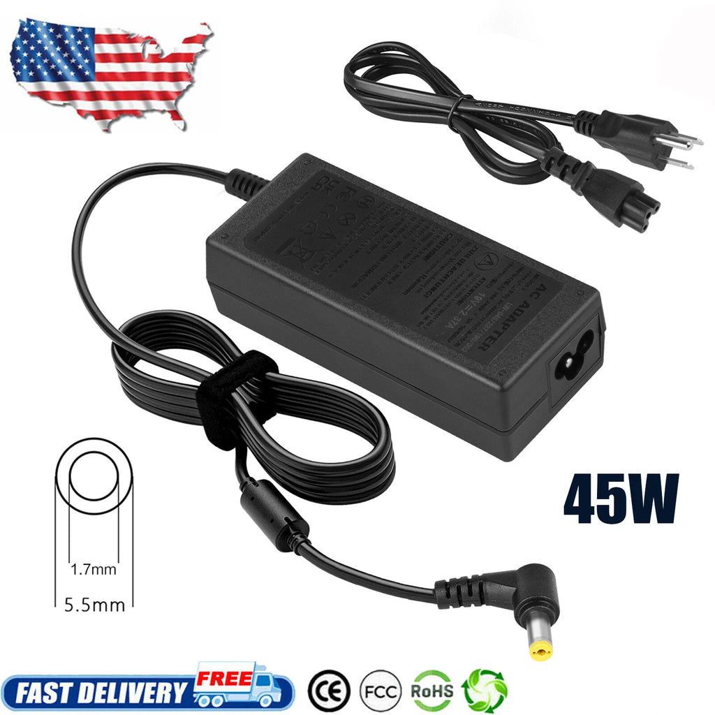 For Acer ADP-45FE F ADP-45HE D Aspire Laptop AC Charger Power Supply Adapter 45W