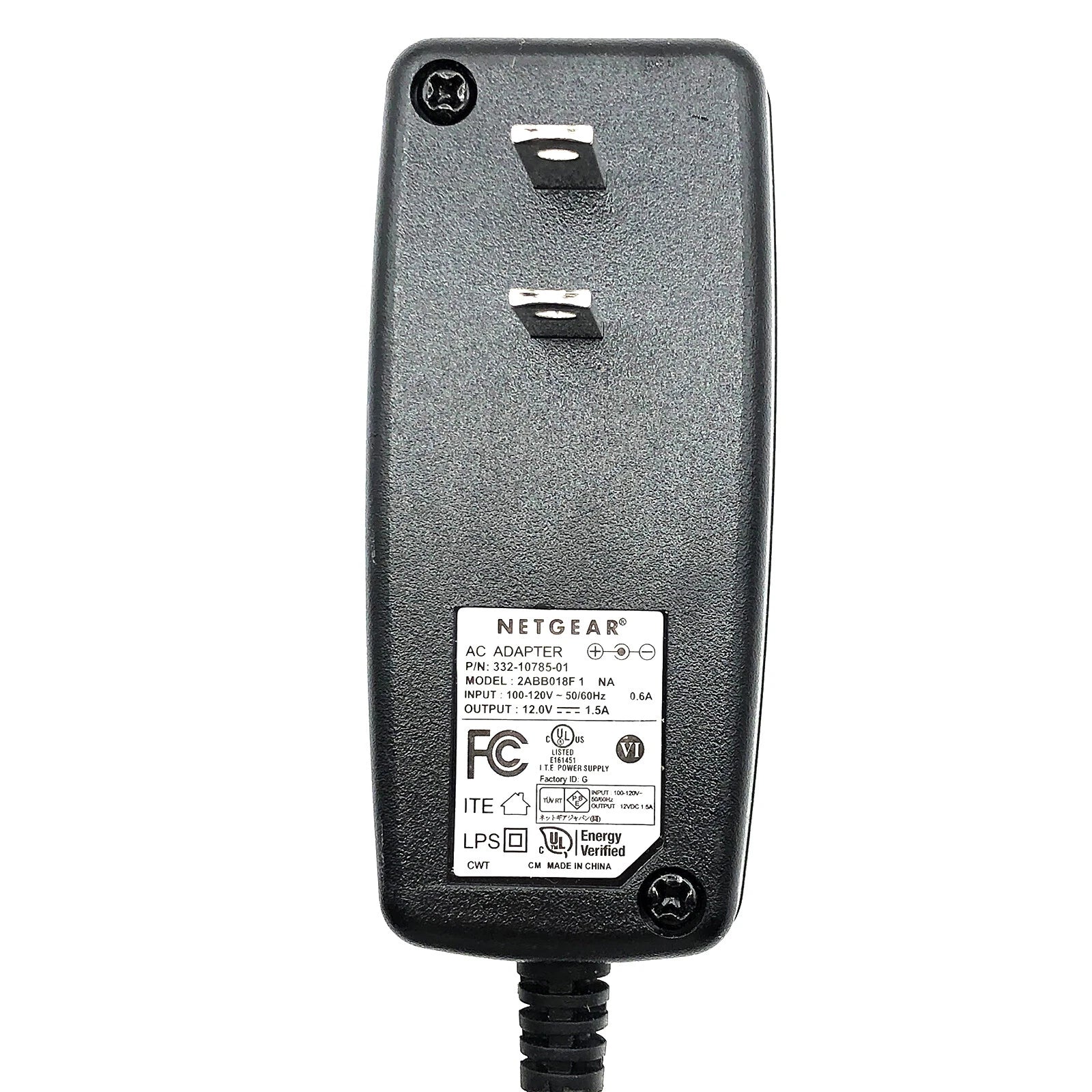 NEW Original Netgear 2ABB018F 1 AC Adapter 12V 1.5A Power Supply 18W Plug In OEM