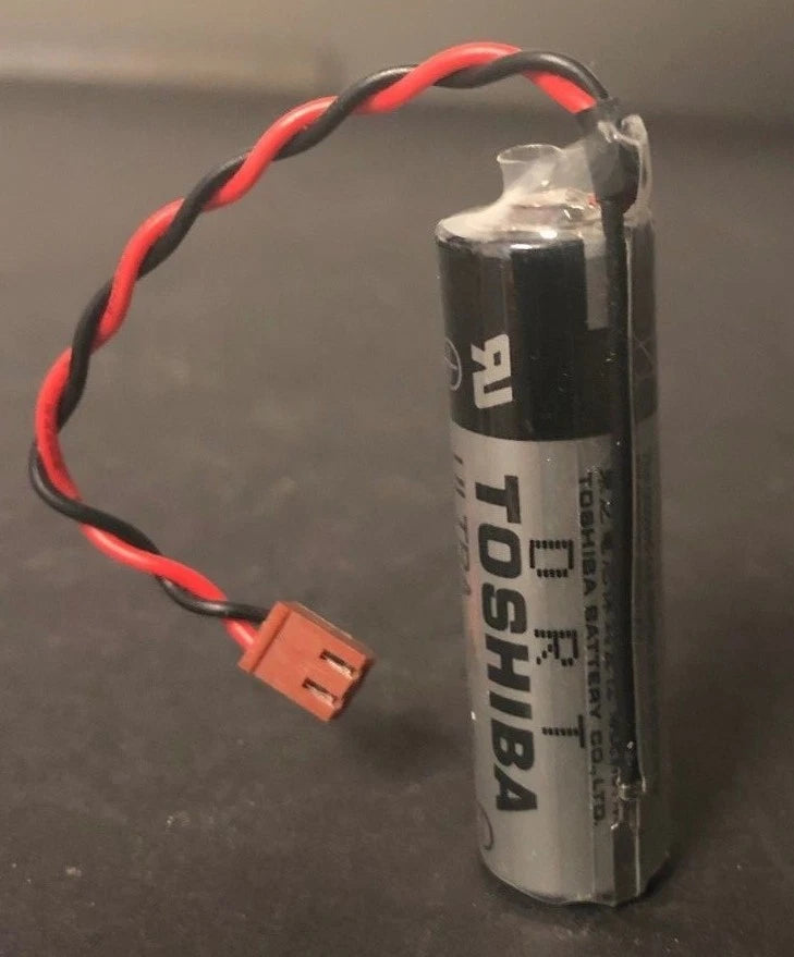 Brand New Toshiba ER6VCT 3.6V 2000mah PLC Battery With small JAE Plug