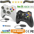 Wireless Wired Gamepad Controller For Microsoft Xbox 360/360 Slim PC Win 11 10 7