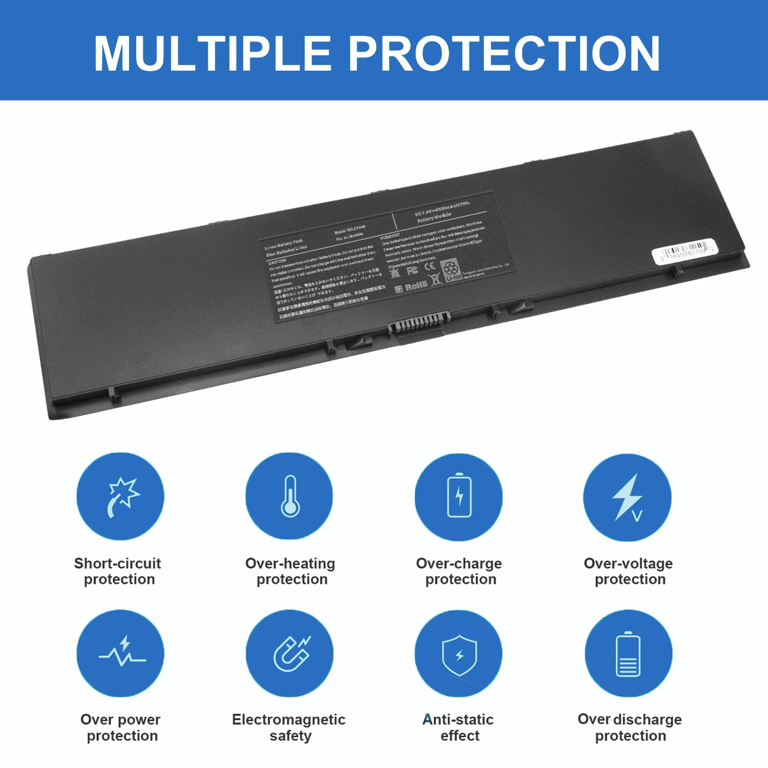 34GKR Battery For Dell Latitude E7420 E7440 E7450 3RNFD G95J5 V8XN3 G0G2M 0909H5