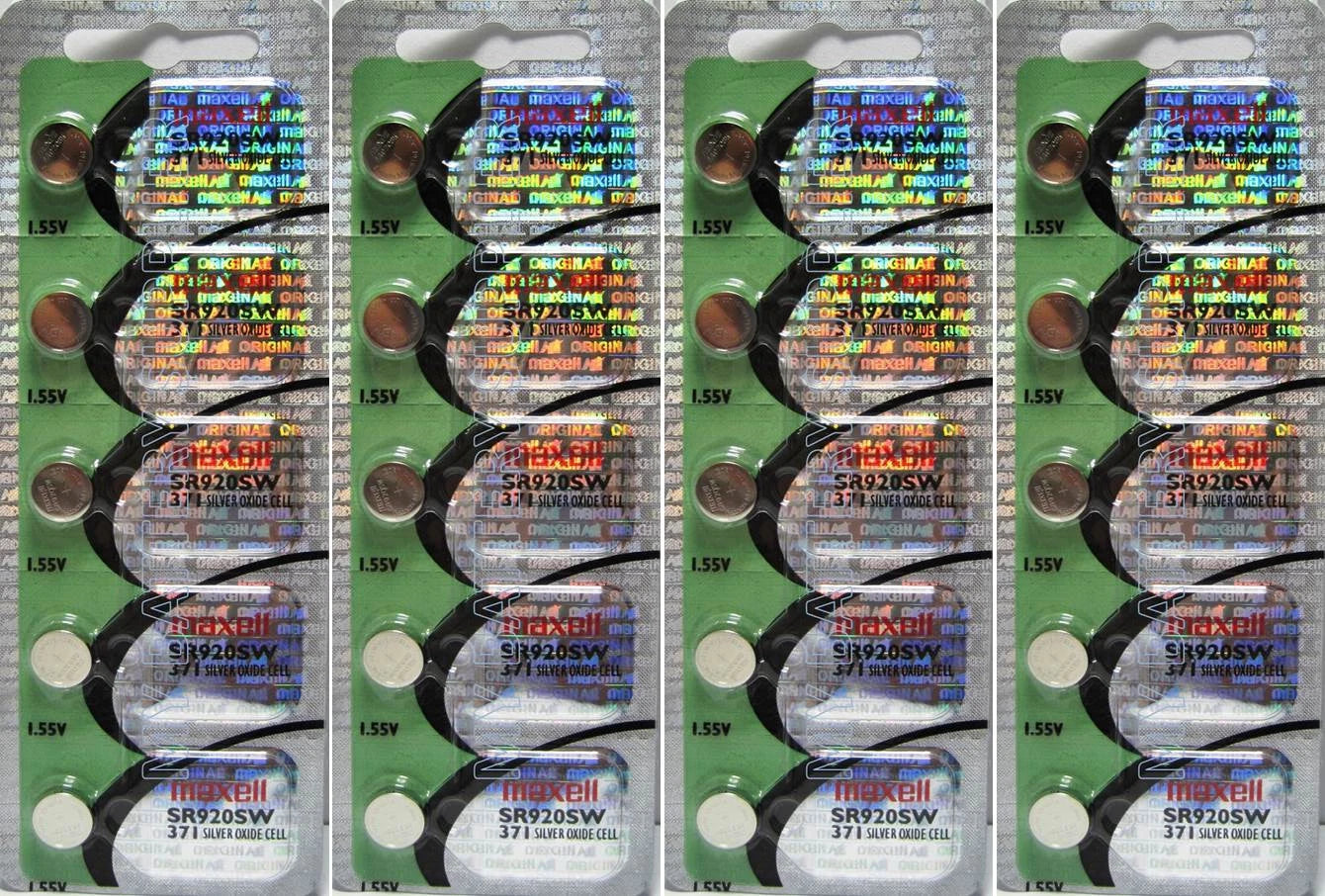371 Maxell Watch Battery SR920SW 20 Pcs