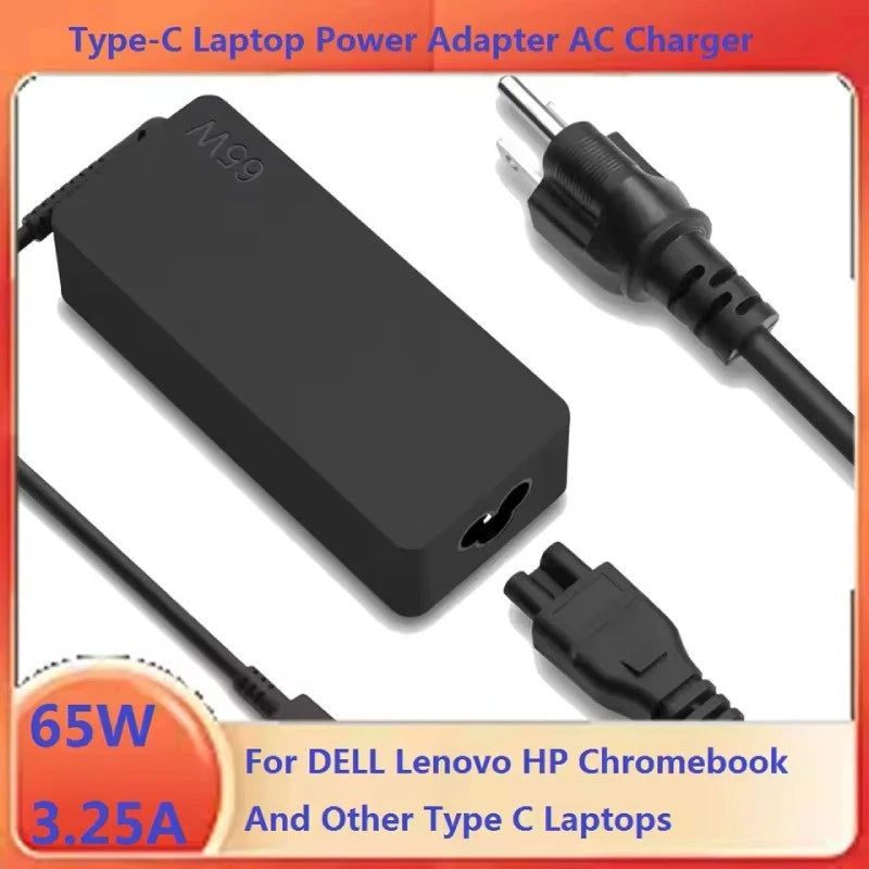 New LW65 65W USB C Type-C Laptop Adapter Charger For Lenovo ADLX65YCC2A ThinkPad