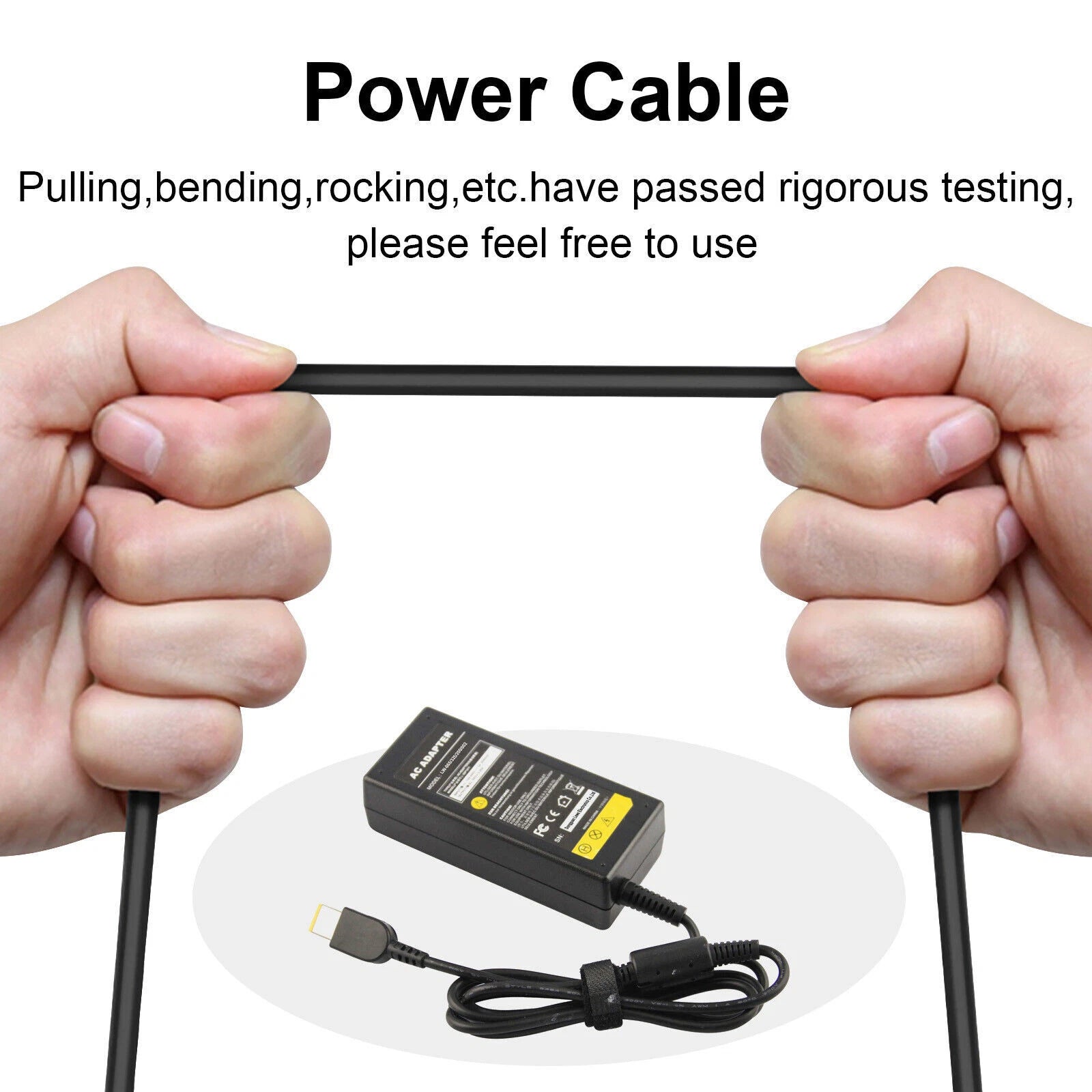 65W For Lenovo ThinkPad T440 T440S AC Charger Power Supply Adapter Rectangle Tip