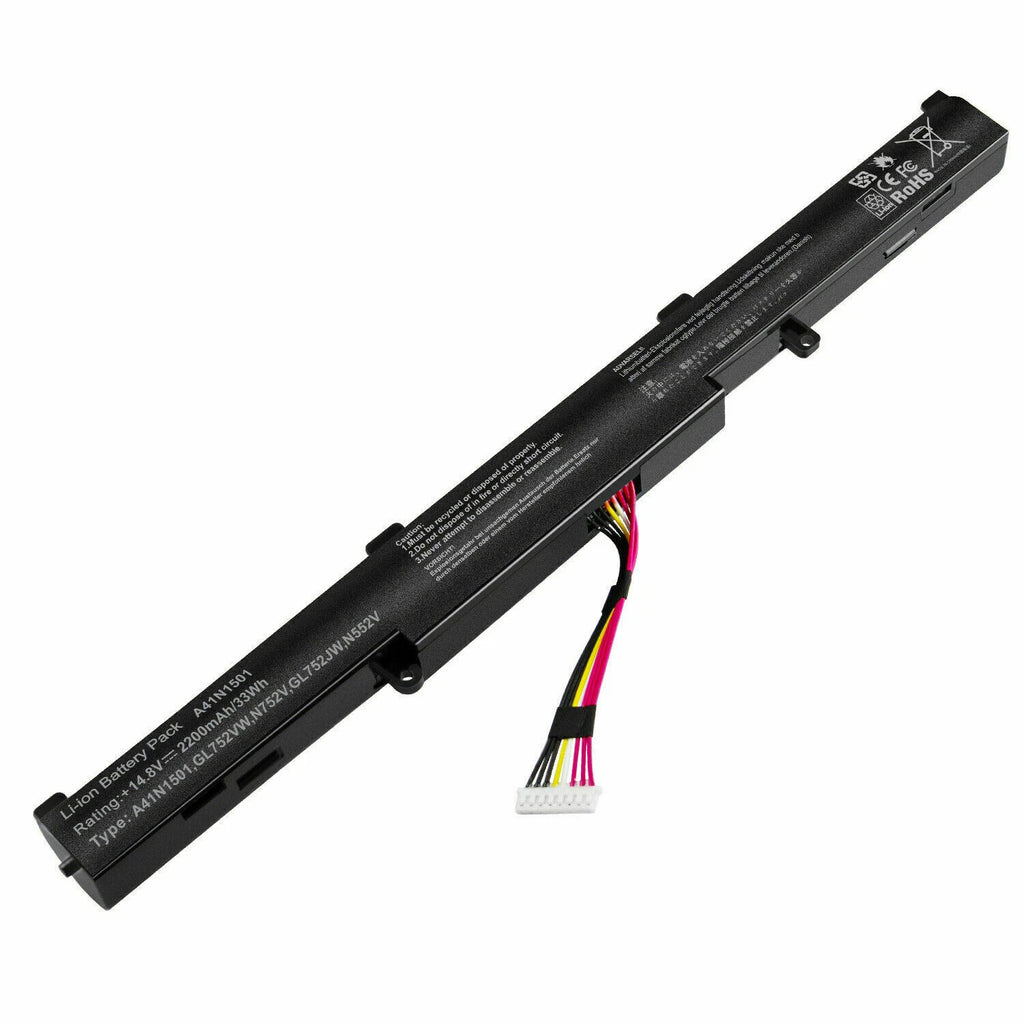 A41N1501 A41LK9H Battery For ASUS ROG GL752VW G752VW N552V N552VX N752V N752VX