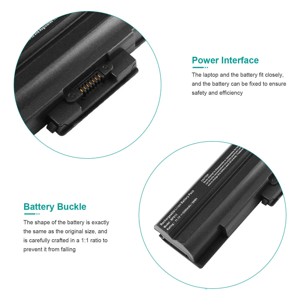 VGP-BPS13/Q Battery for Sony VGP-BPS13A/Q VGP-BPS13/S VGP-BPS13A/S 5200mAh US