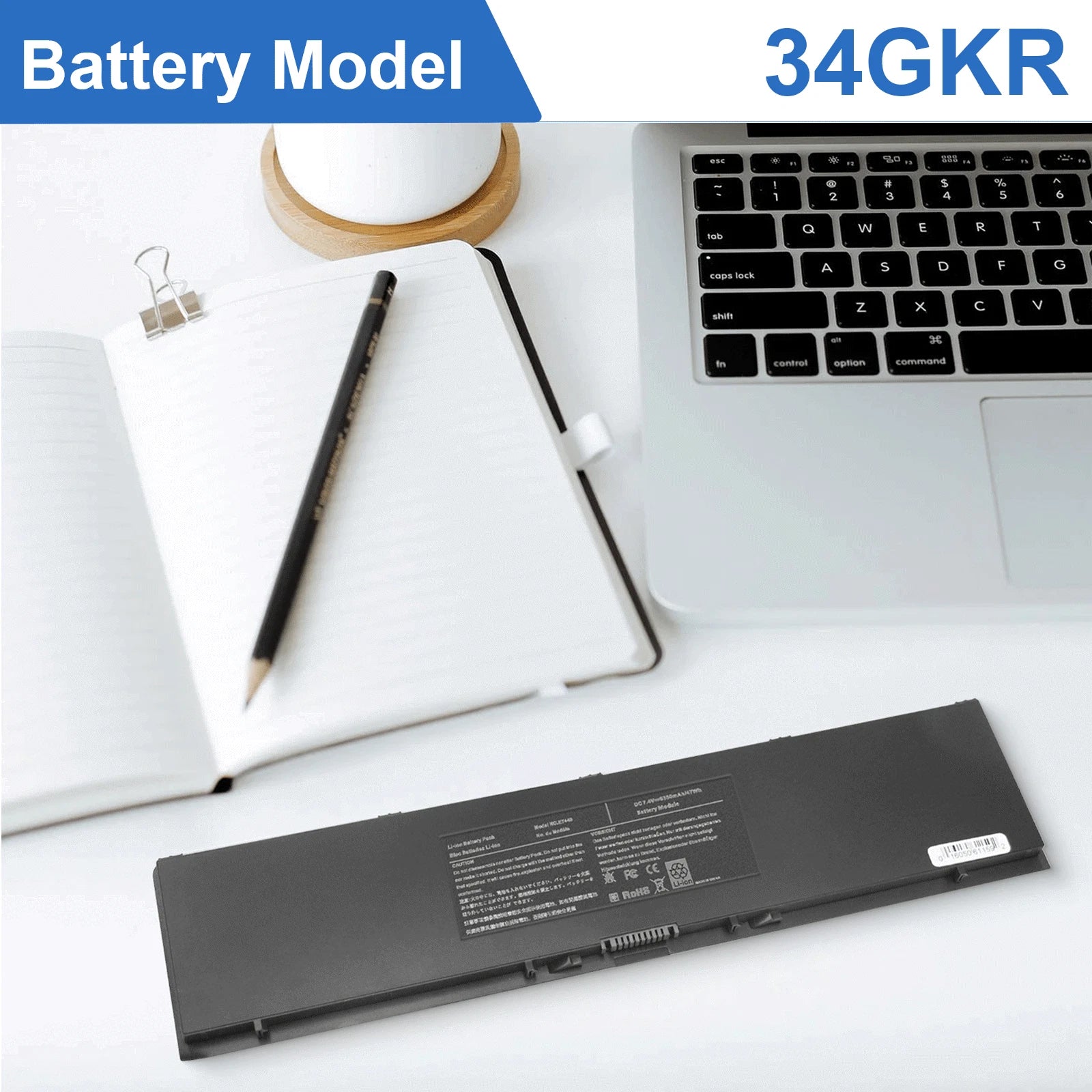 34GKR Battery For Dell Latitude E7420 E7440 E7450 3RNFD G95J5 V8XN3 G0G2M 0909H5