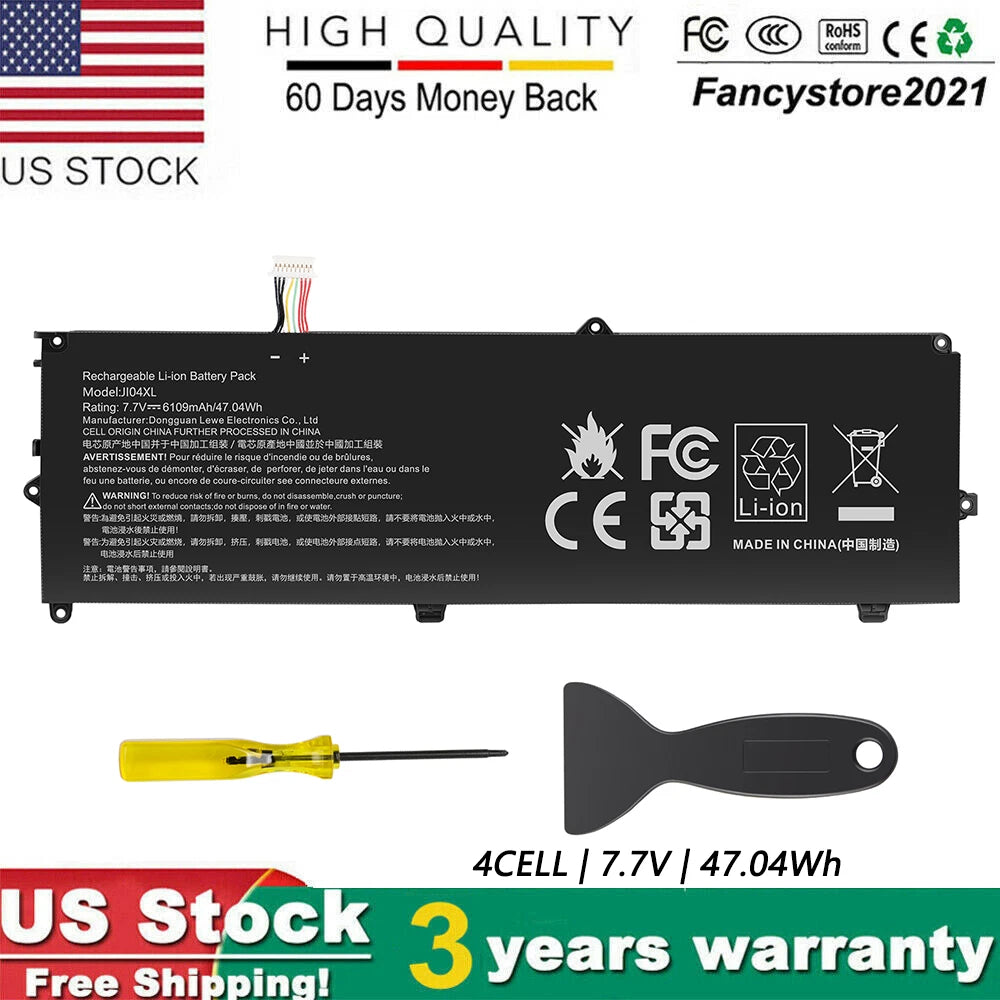 New JI04XL JI04047XL Battery for HP Elite X2 1012 G2 1LV76EA HSTNN-UB7E 47.04Wh