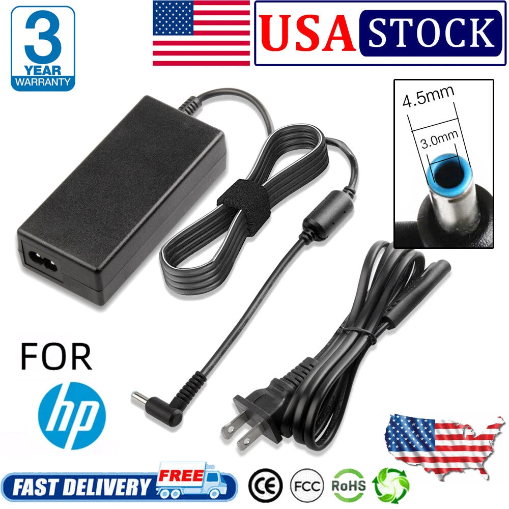 45W For HP Laptop Charger AC Power Adapter 740015-002 741727-001 19.5V 2.31A US