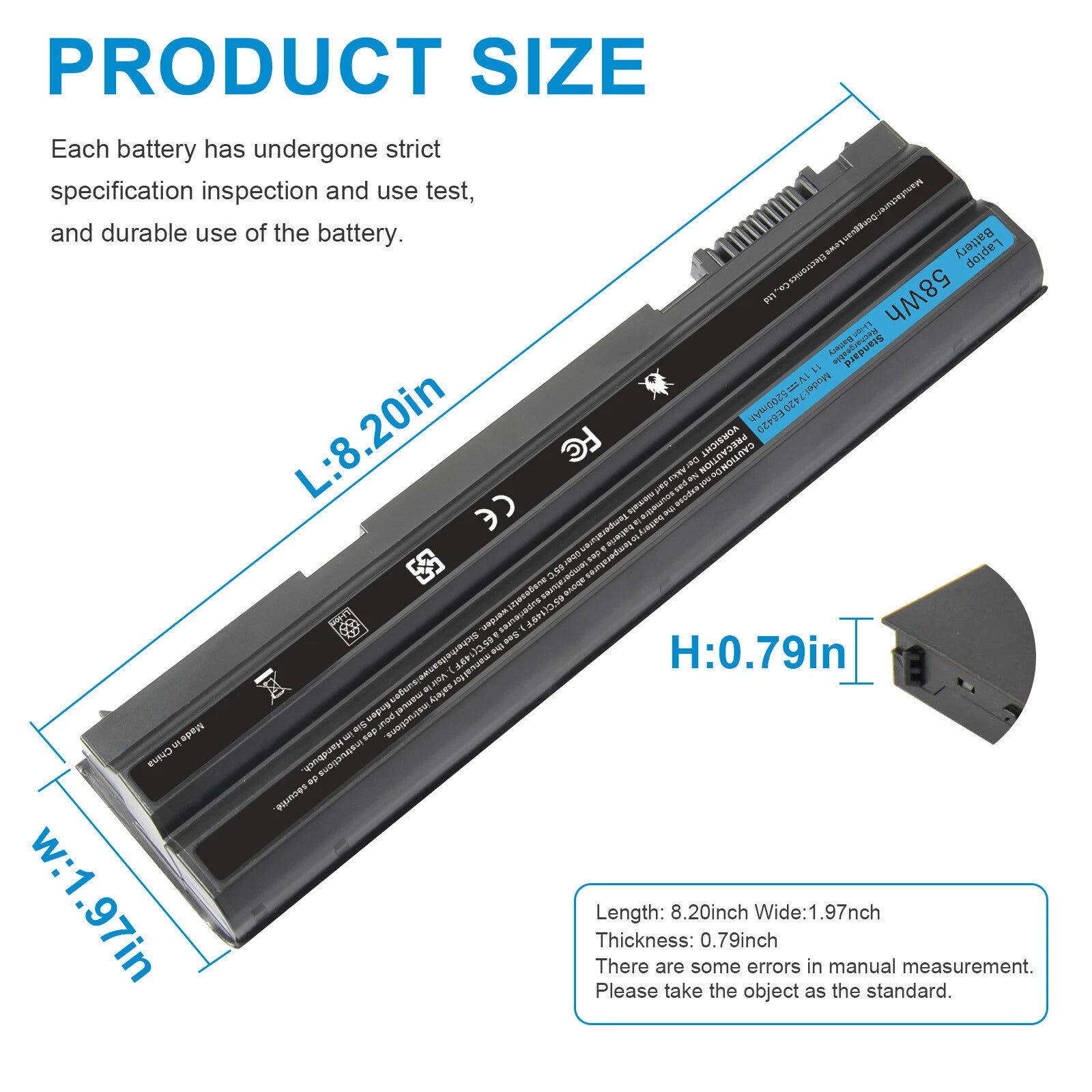 6/9cells T54FJ Battery for Dell Latitude E6440 E5430 E6420 E6430 E6520 E6540