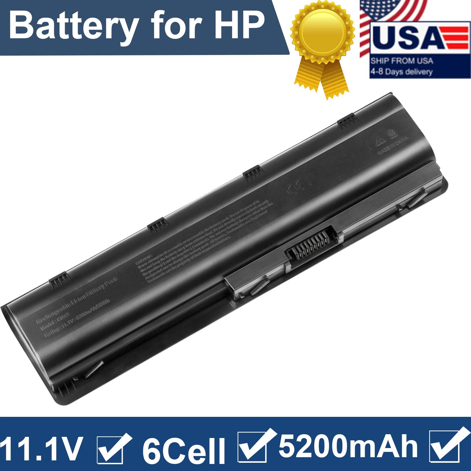 MU06 Battery For HP 2000 Notebook CQ56 CQ32 CQ42 G62 CQ72 G56 G4 G6 593553-001