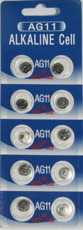 10 Pk AG11 LR721 362 361 SR58 LR58 SR720 V361 V362 Alkaline Button Cell Battery