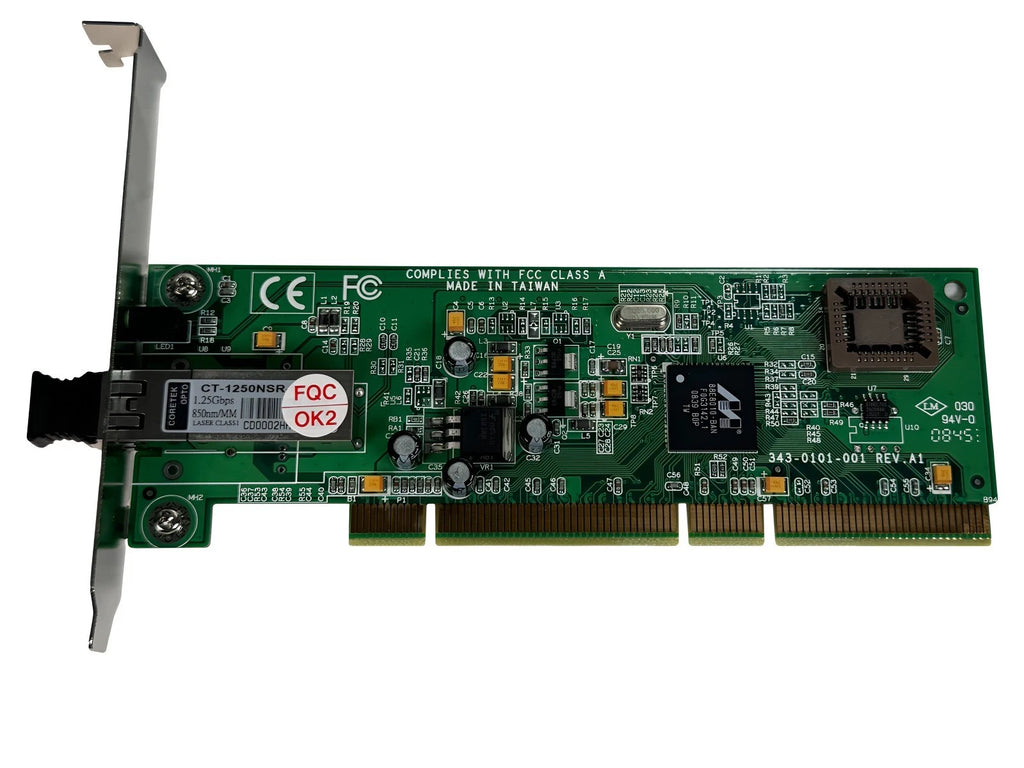 Transition Networks N-GSX-LC-01 Fiber PCI NIC CT-1250NSR 1000BASE-SX-LC