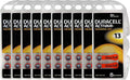 Duracell Activair Hearing Aid Batteries Fresh: Size 13 (80 Batteries)-Exp 2029