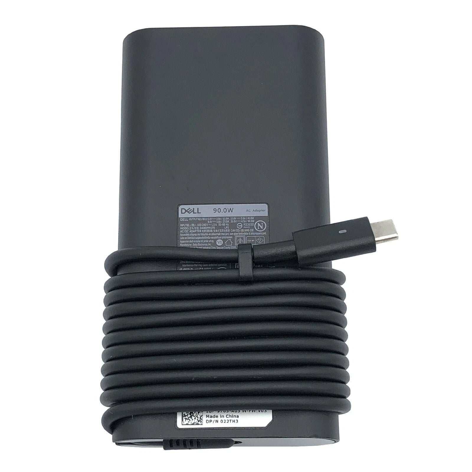 Brand NEW Genuine Dell DA90PM170 AC Adapter Laptop Charger 20V 4.5A 90W Type C