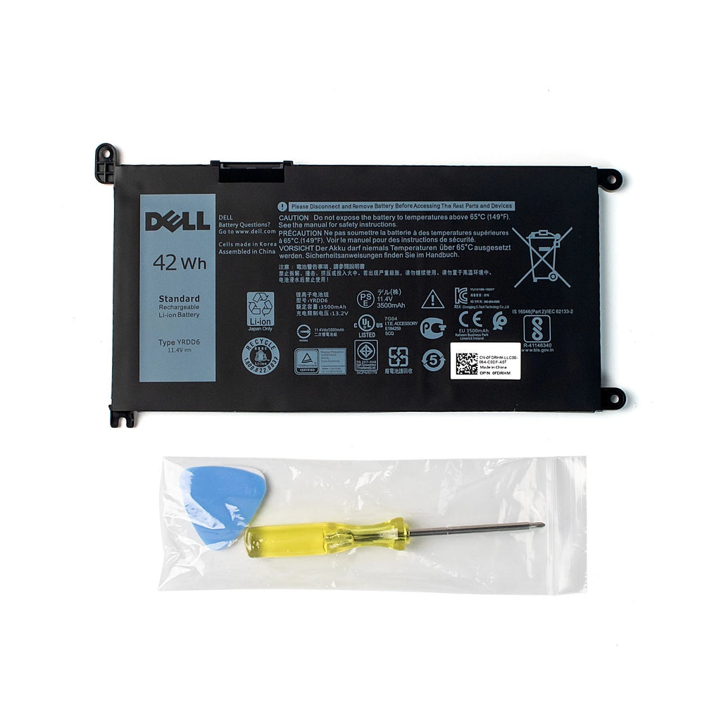 Genuine YRDD6 Battery for Dell Inspiron 5591 7586 5491 5481 5482 3310 2-in-1 NEW