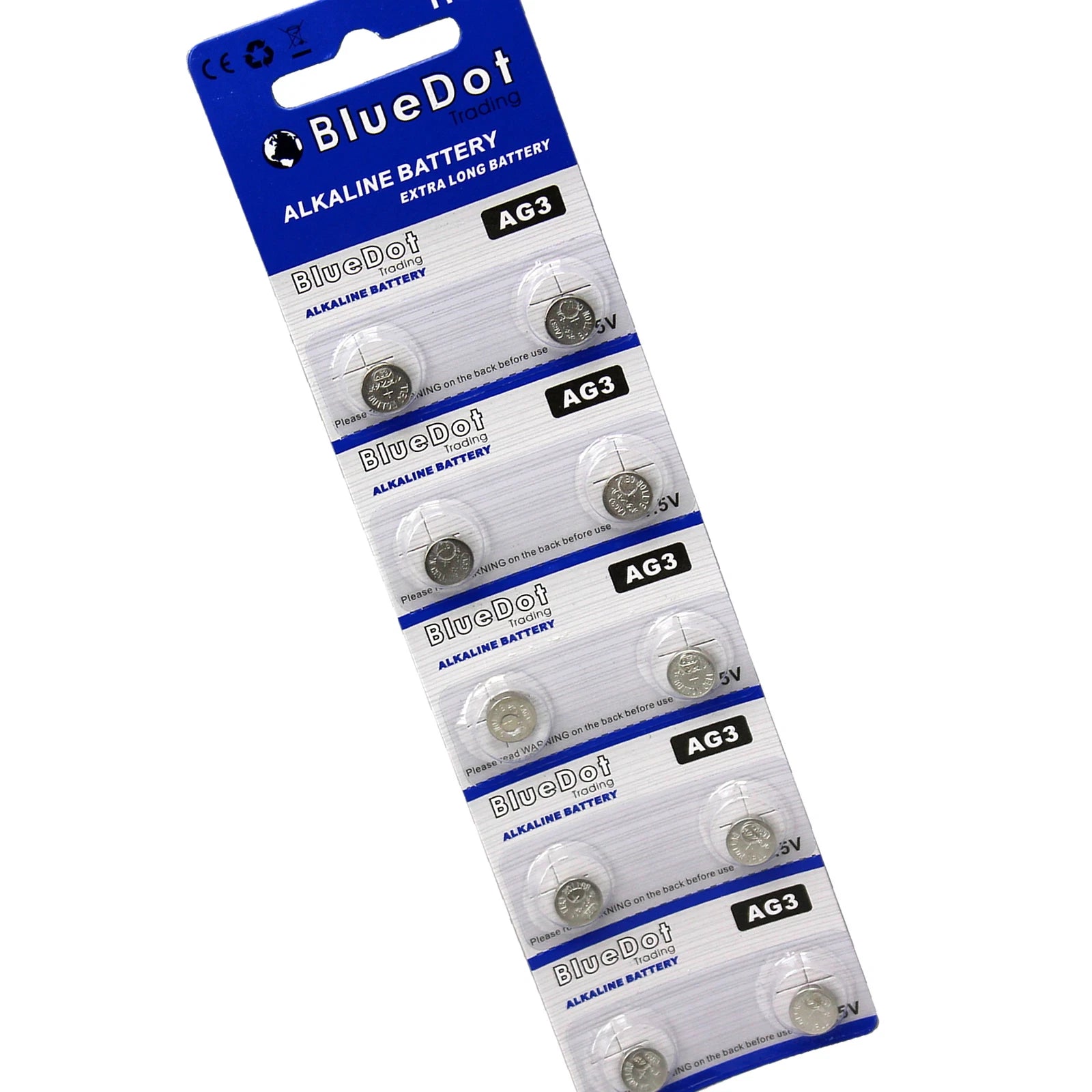 10 pack BlueDot - ( AG3 ) 192 SR41 LR736 LR41 392A CX41 392 BATTERY Batteries