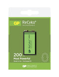GP ReCyko + 9V Battery NiMH 200mAh Rechargeable