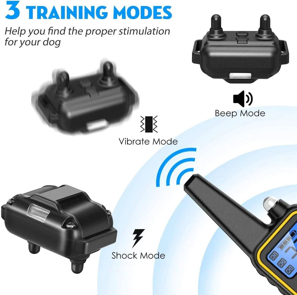 Wireless Dog Fence Electric Boundary Pet Training Containment Collar System Yard