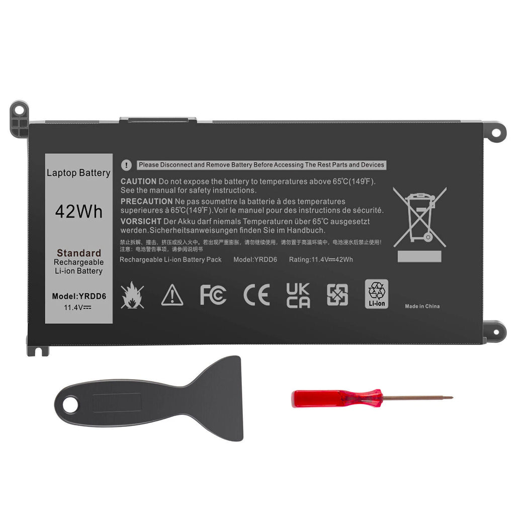 LOT YRDD6 Battery For Dell Inspiron 3493 3582 3583 3584 3593 3793 5480 5485 42Wh