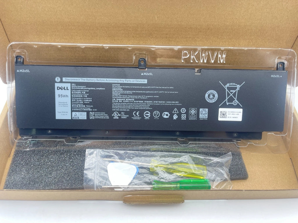 Genuine 95WH PKWVM Battery for Dell Precision 7550 7560 7750 7760 0CR72X OEM